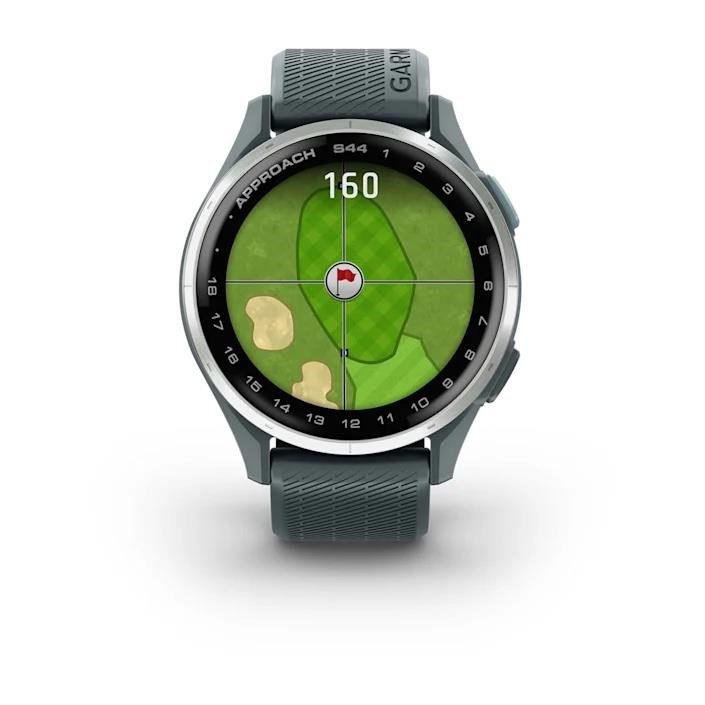 Garmin Approach S44 GPS orologio da golf, twilight/argento alluminio