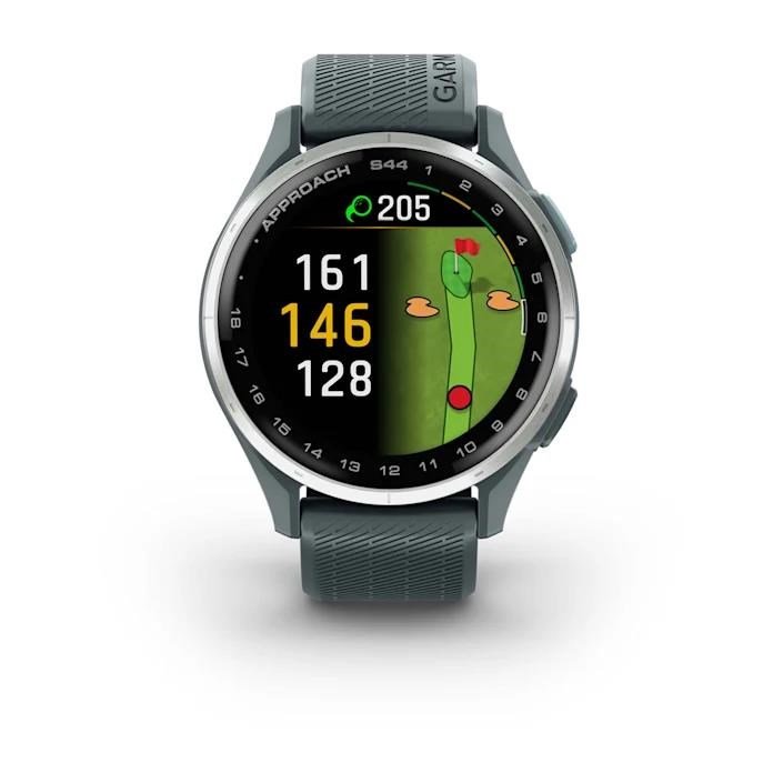 Garmin Approach S44 GPS orologio da golf, twilight/argento alluminio