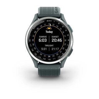 Garmin Approach S44 GPS orologio da golf, twilight/argento alluminio