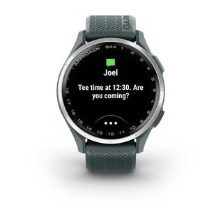 Garmin Approach S44 GPS orologio da golf, twilight/argento alluminio