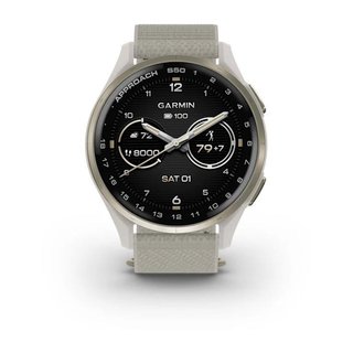 Garmin Approach S50 GPS orologio, avorio nylon/oro crema alluminio
