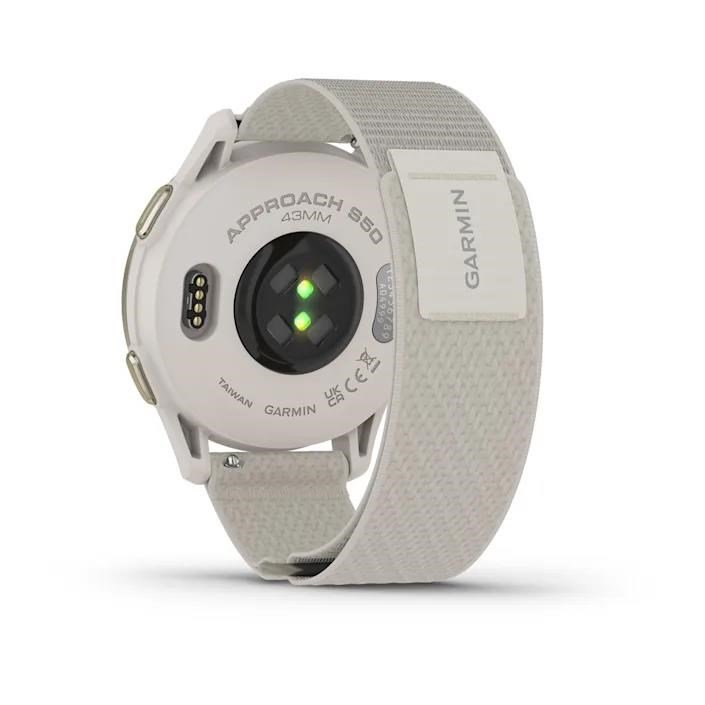 Garmin Approach S50 GPS orologio, avorio nylon/oro crema alluminio