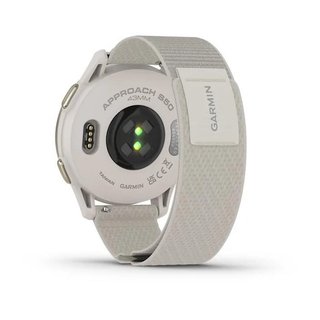 Garmin Approach S50 GPS orologio, avorio nylon/oro crema alluminio