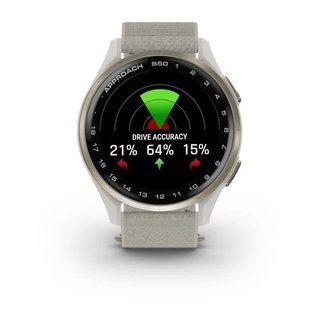 Garmin Approach S50 GPS orologio, avorio nylon/oro crema alluminio