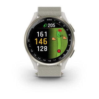 Garmin Approach S50 GPS orologio, avorio nylon/oro crema alluminio