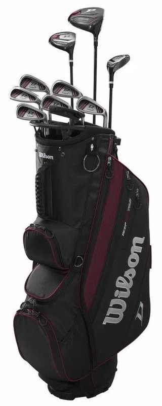 Wilson Deep Red Tour golf set da uomo, acciaio