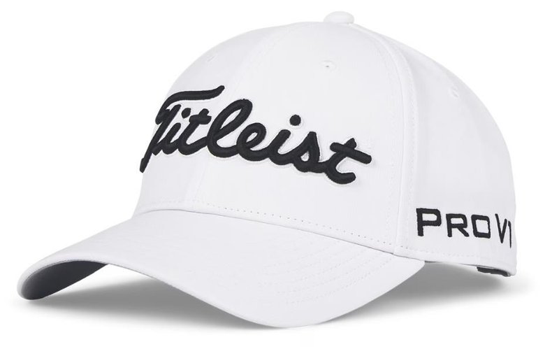 Titleist Tour Performance cappellino da uomo, bianco/nero