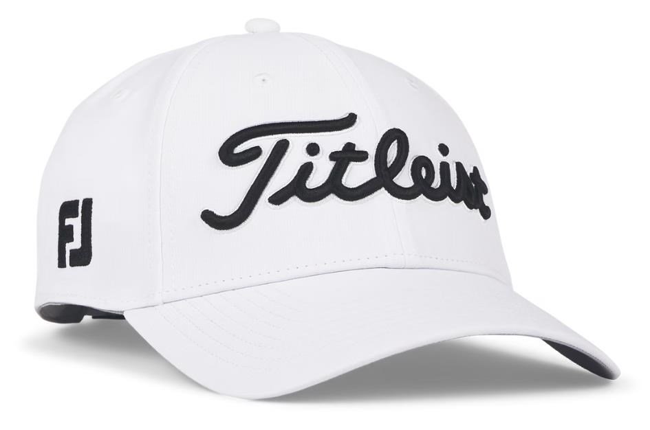 Titleist Tour Performance cappellino da uomo, bianco/nero