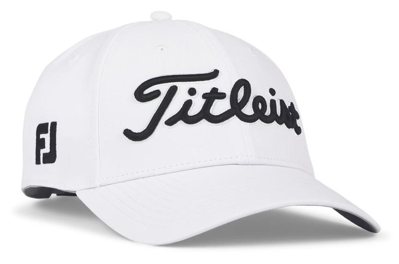 Titleist Tour Performance cappellino da uomo, bianco/nero