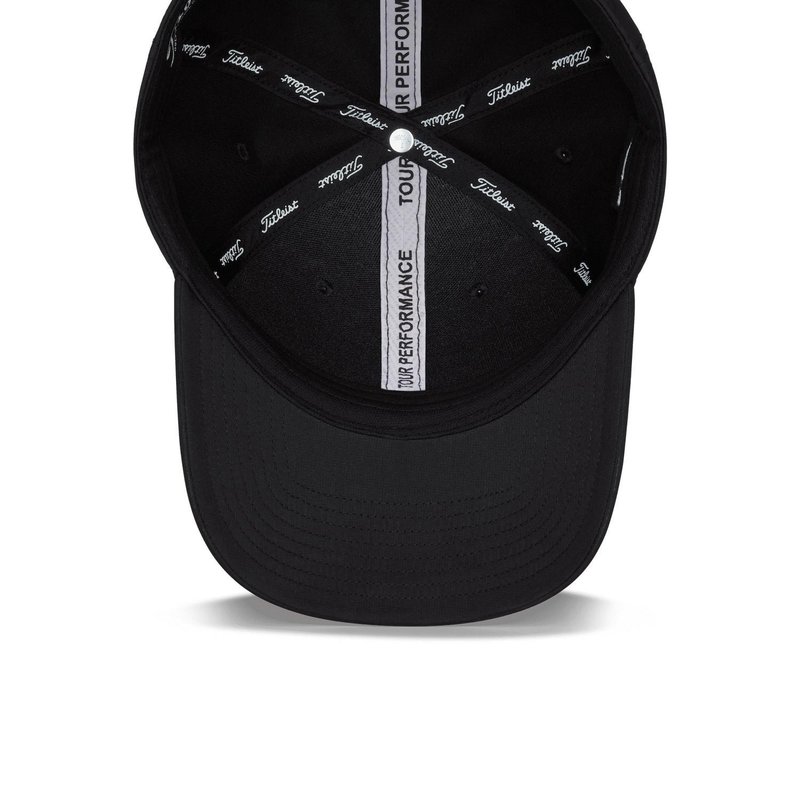 Titleist Tour Performance cappellino da uomo, nero/bianco