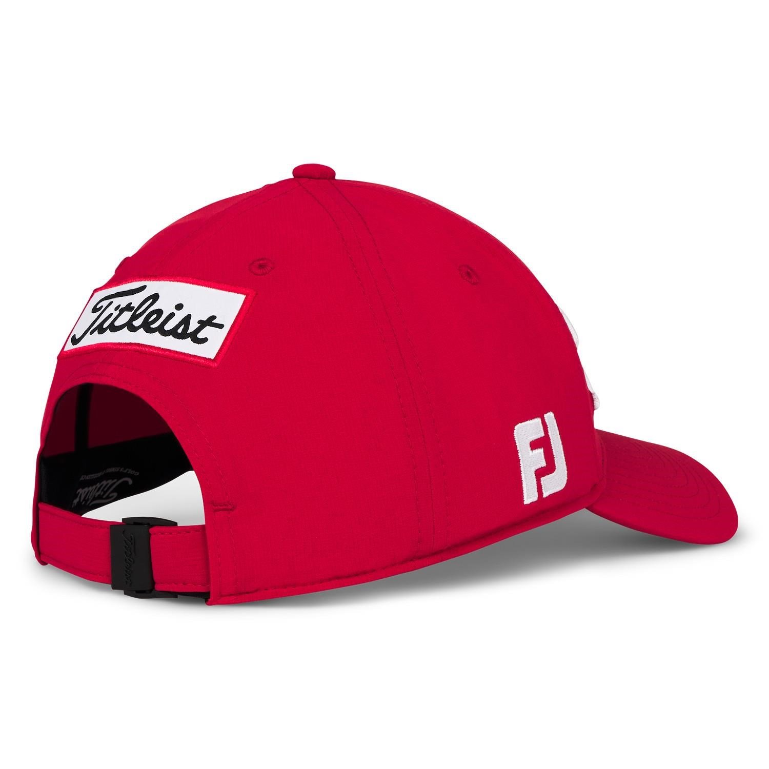 Titleist Tour Performance cappellino da uomo, rosso/bianco