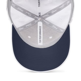 Titleist Tour Performance cappellino da uomo, bianco/blu navy/rosso
