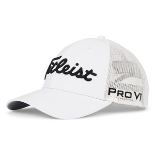 Titleist Tour Mesh cappellino da uomo, bianco/nero