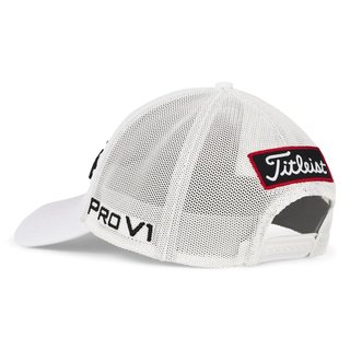 Titleist Tour Mesh cappellino da uomo, bianco/nero