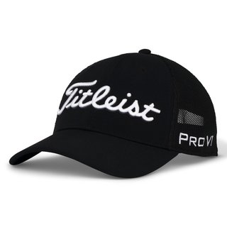 Titleist Tour Mesh cappellino da uomo, nero/bianco