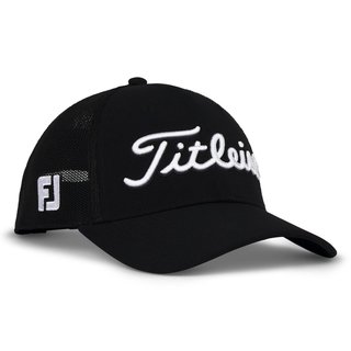 Titleist Tour Mesh cappellino da uomo, nero/bianco