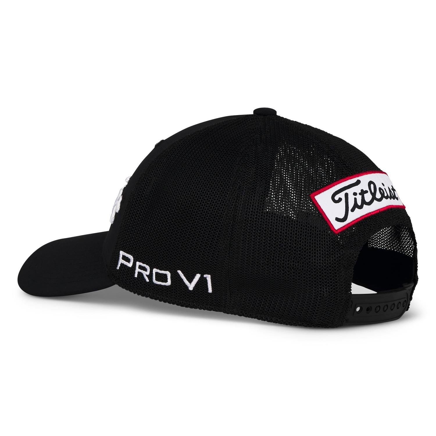 Titleist Tour Mesh cappellino da uomo, nero/bianco
