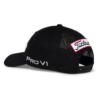 Titleist Tour Mesh cappellino da uomo, nero/bianco