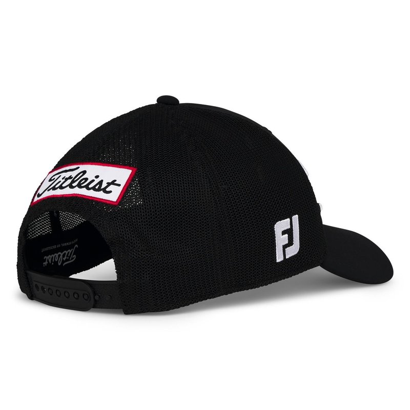 Titleist Tour Mesh cappellino da uomo, nero/bianco