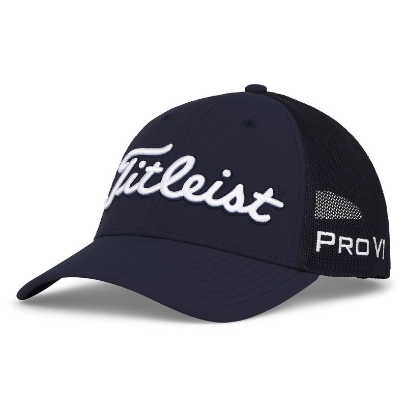 Titleist Tour Mesh cappellino da uomo, navy/bianco
