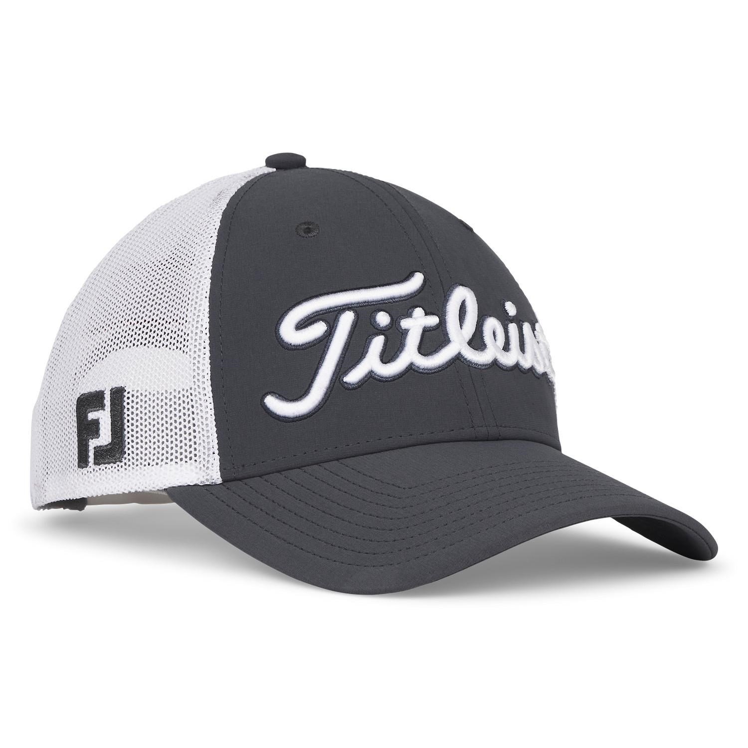 Titleist Tour Mesh cappellino da uomo, charcoal/white