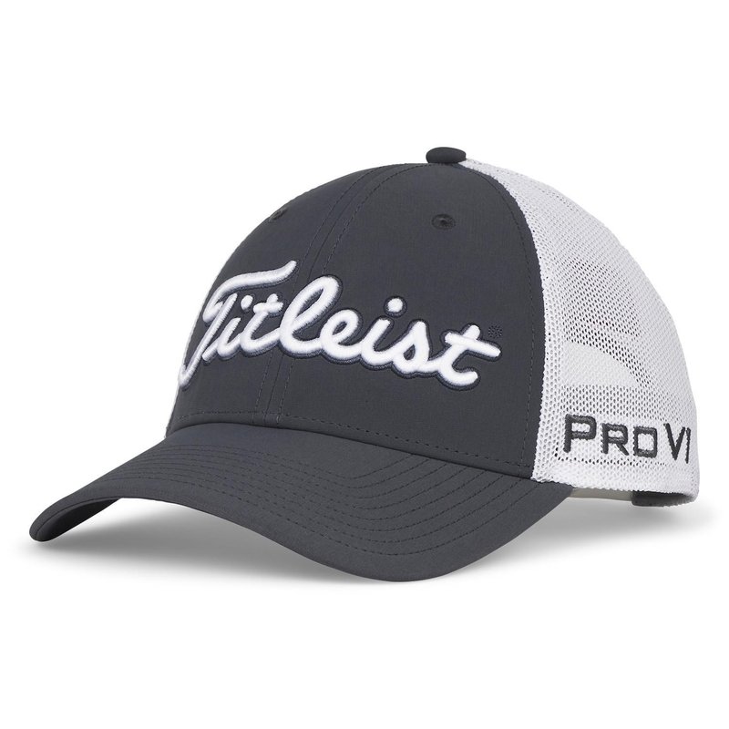 Titleist Tour Mesh cappellino da uomo, charcoal/white