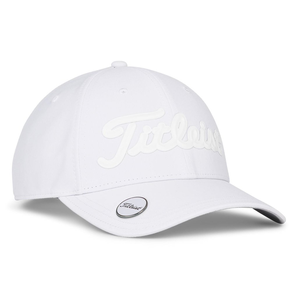 Titleist Players Ball Marker cappellino da uomo, bianco/bianco