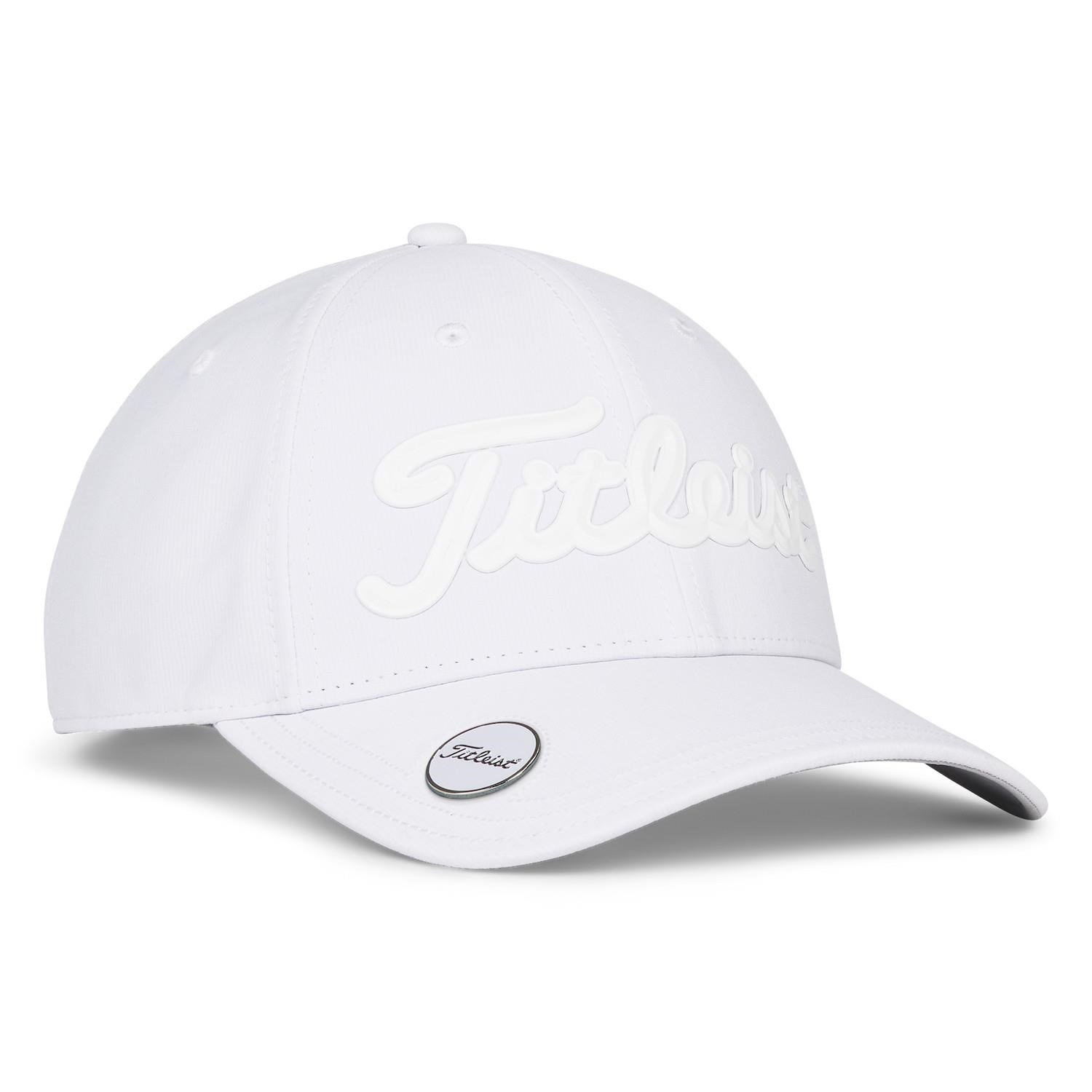 Titleist Players Ball Marker cappellino da uomo, bianco/bianco