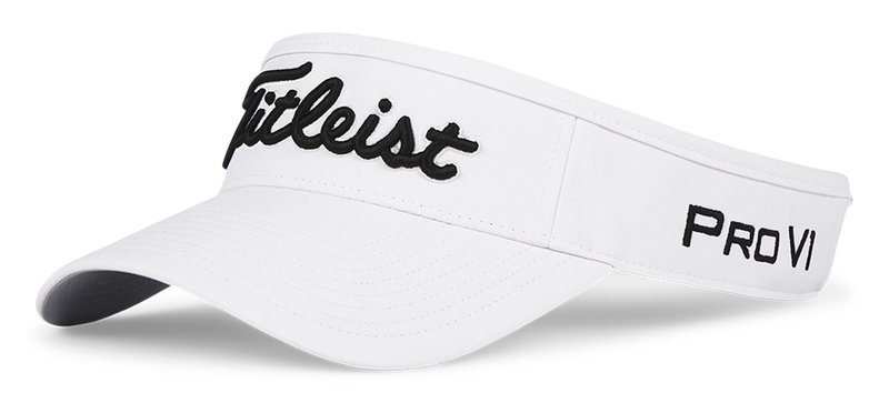 Titleist Tour Performance visiera da uomo, bianco/nero