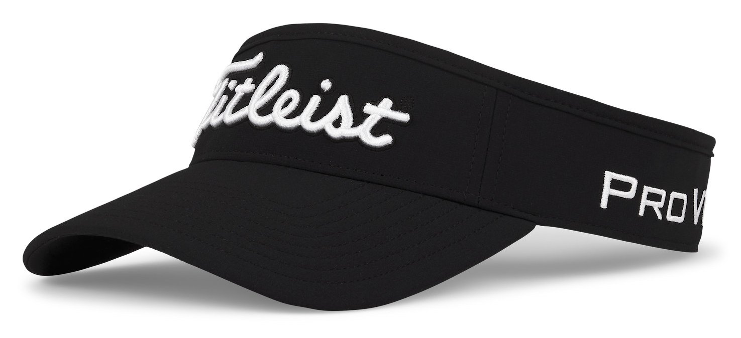 Titleist Tour Performance visiera da uomo, nero/bianco