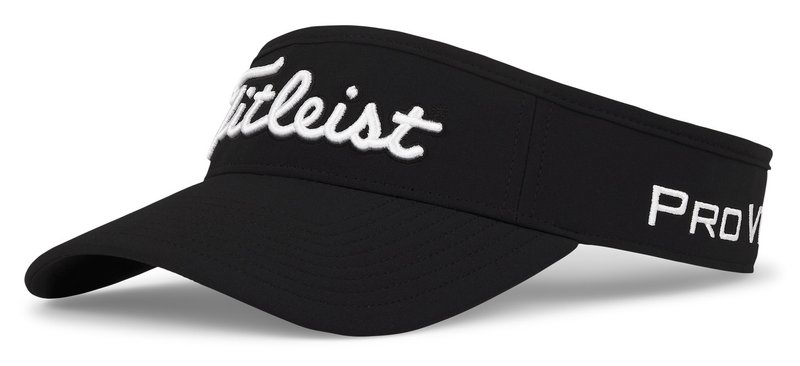 Titleist Tour Performance visiera da uomo, nero/bianco