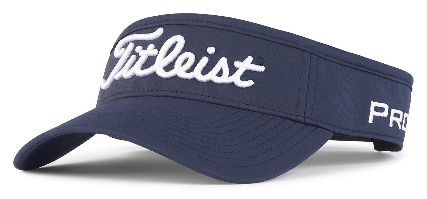 Titleist Tour Performance visiera da uomo, navy/white