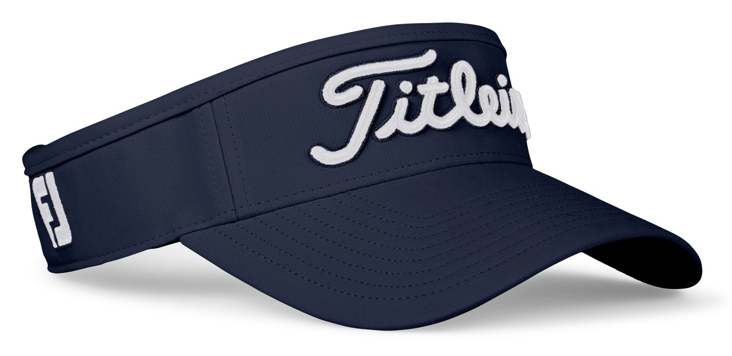 Titleist Tour Performance visiera da uomo, navy/white