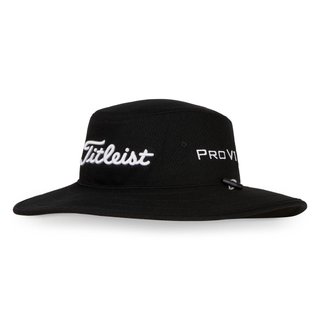Titleist Tour Aussie cappello da sole da uomo, nero/bianco