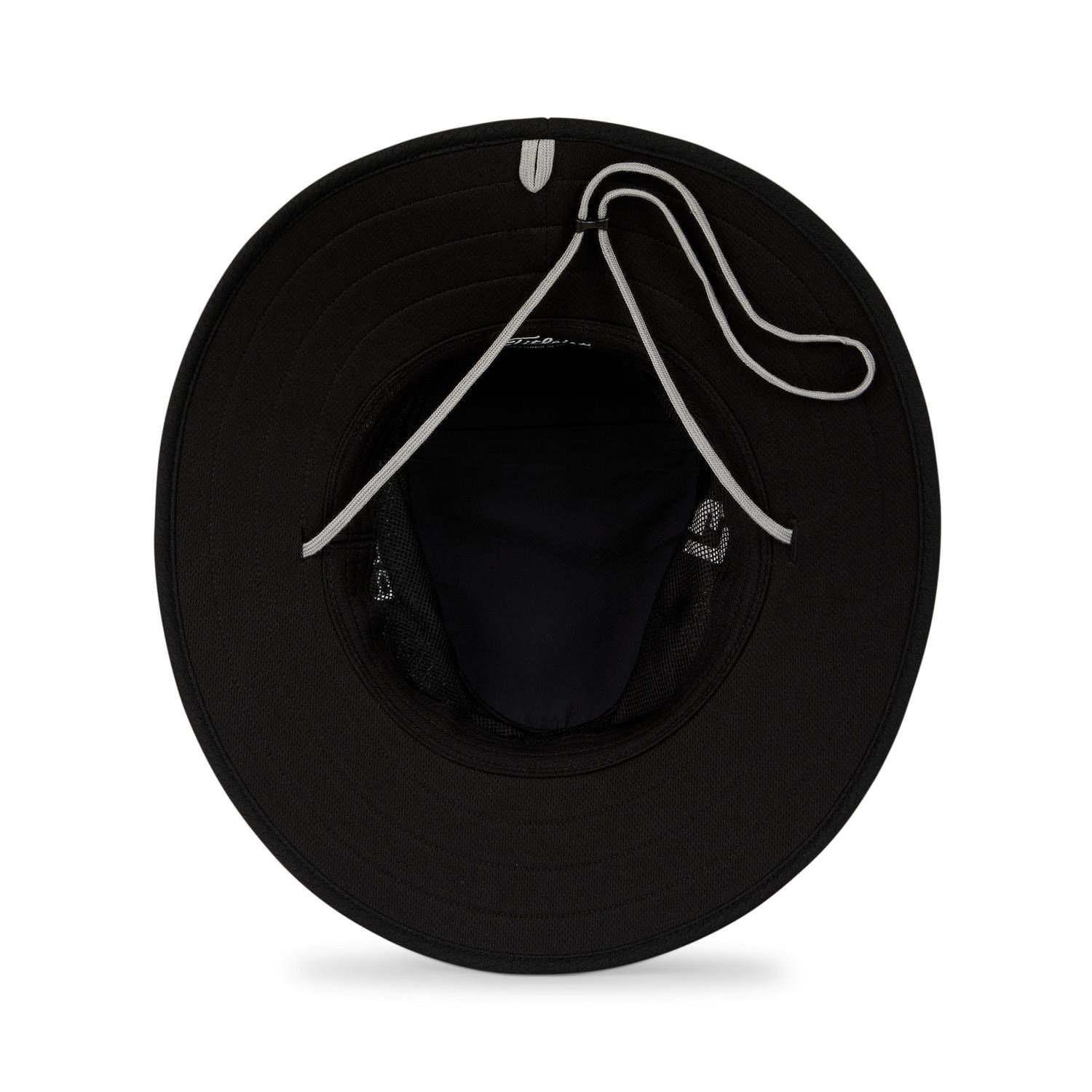 Titleist Tour Aussie cappello da sole da uomo, nero/bianco