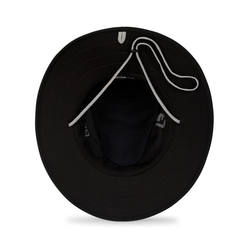Titleist Tour Aussie cappello da sole da uomo, nero/bianco