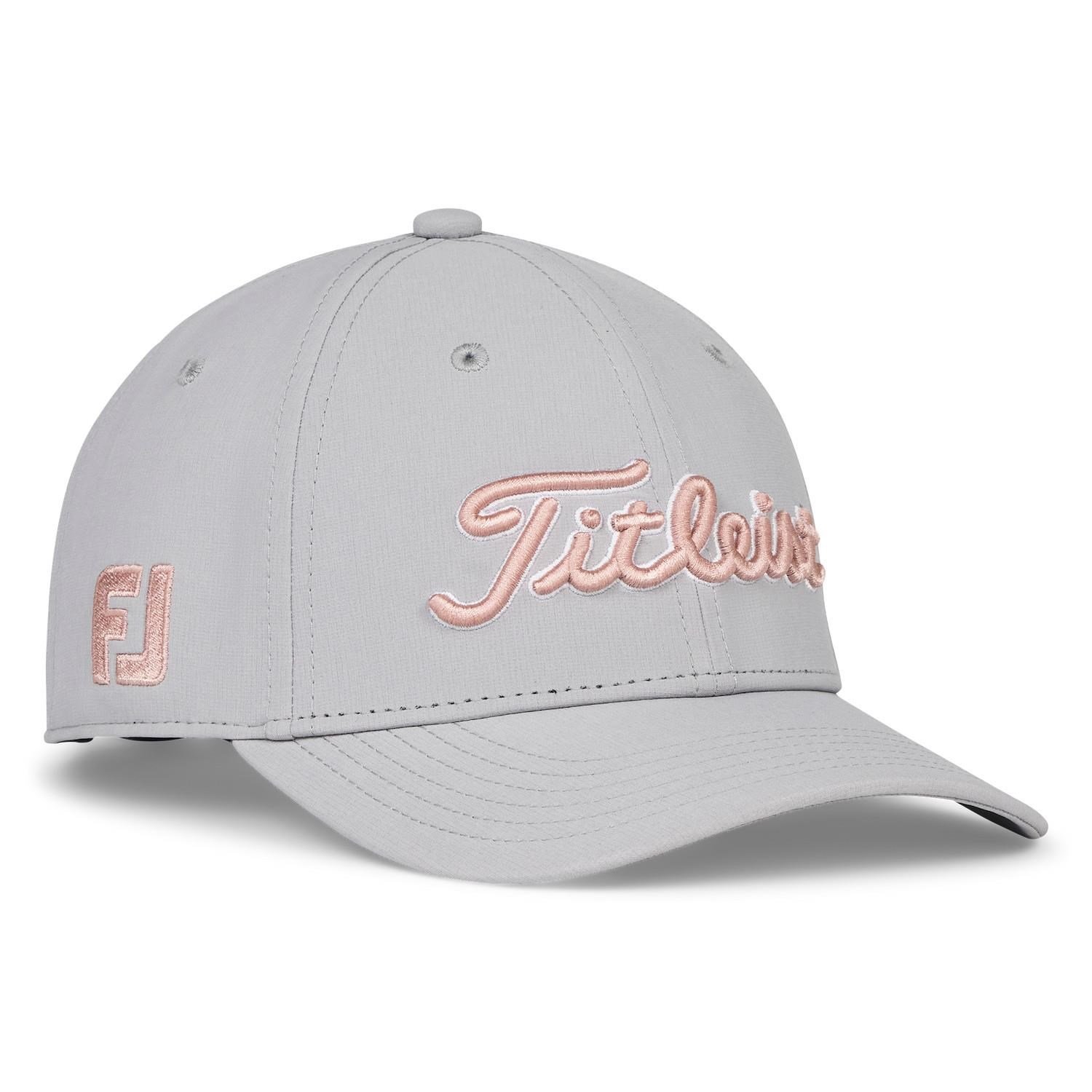 Titleist Junior Tour Performance cappellino junior, grigio/rosa soft