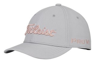 Titleist Junior Tour Performance cappellino junior, grigio/rosa soft