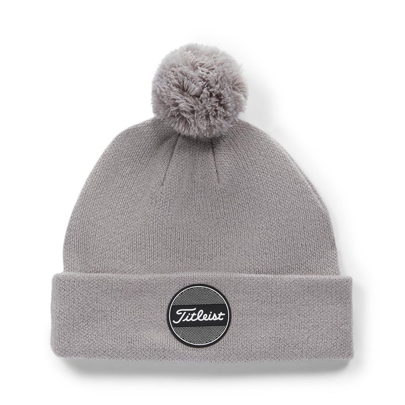 Titleist Boardwalk Pom Pom berretto invernale da uomo, grigio
