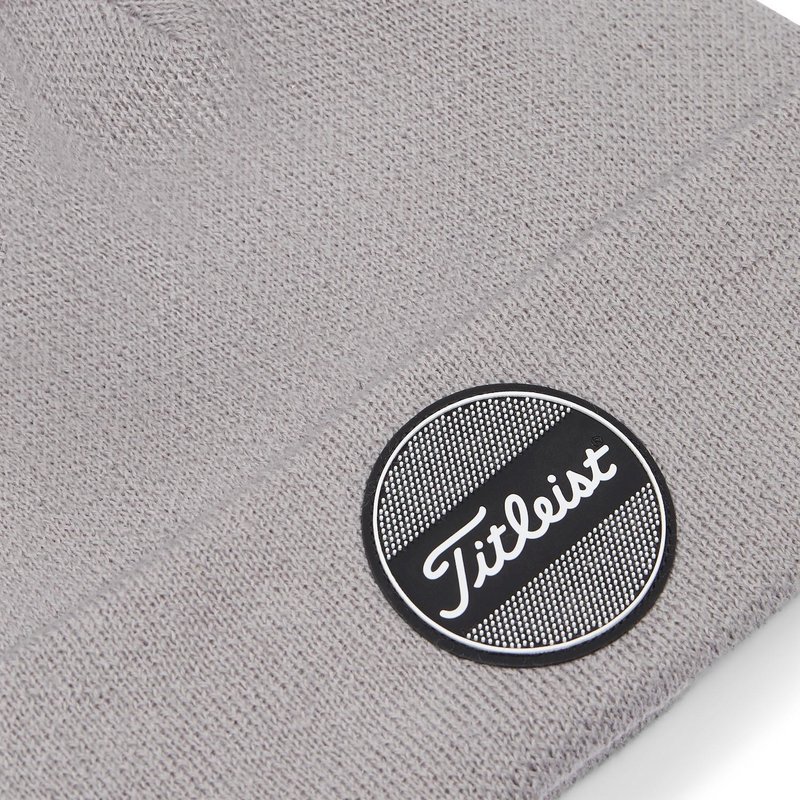 Titleist Boardwalk Pom Pom berretto invernale da uomo, grigio