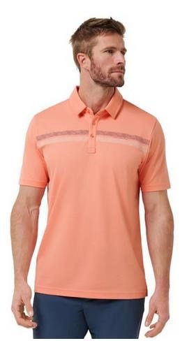 Travis Mathew Roaming Routes polo uomo, coral fusion