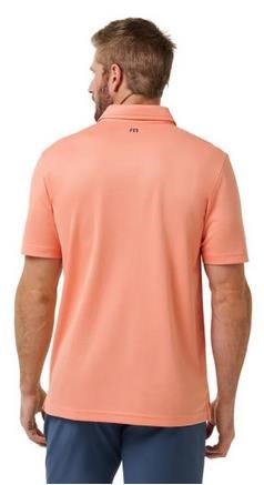 Travis Mathew Roaming Routes polo uomo, coral fusion