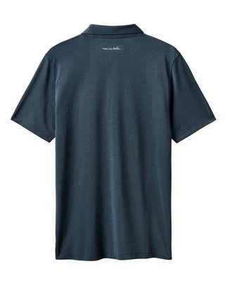Travis Mathew Good Good Acropolis polo da uomo, mood indigo/vintage indigo