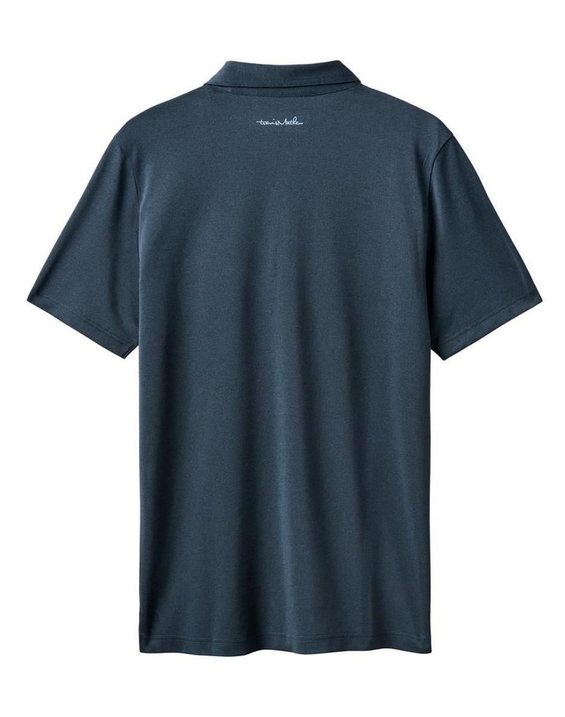 Travis Mathew Good Good Acropolis polo da uomo, mood indigo/vintage indigo