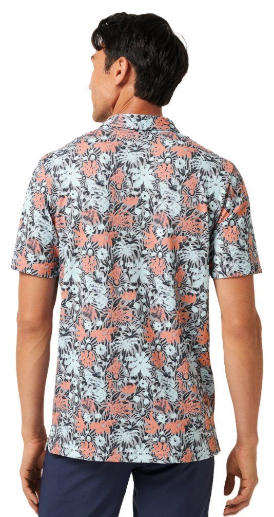 Travis Mathew Featherweight Sand polo da uomo, heather medium grey