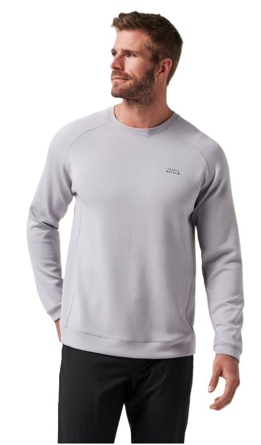 Travis Mathew Return Trip felpa uomo, sleet