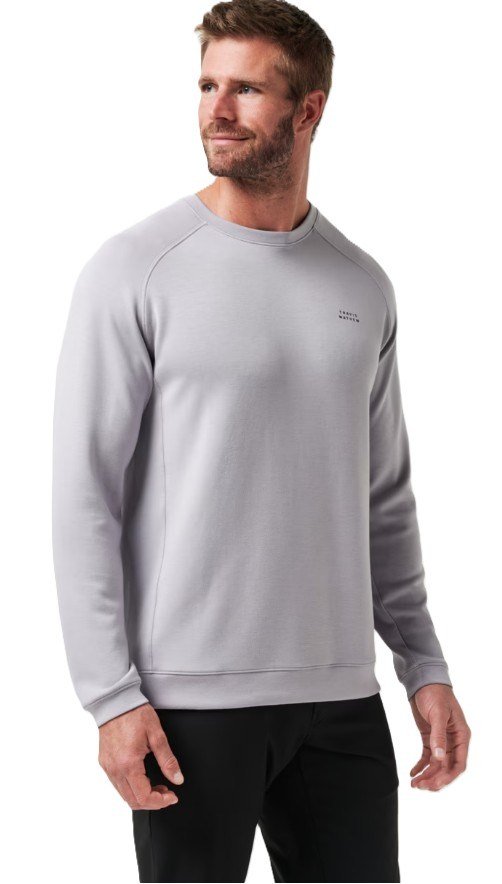 Travis Mathew Return Trip felpa uomo, sleet