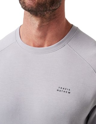 Travis Mathew Return Trip felpa uomo, sleet