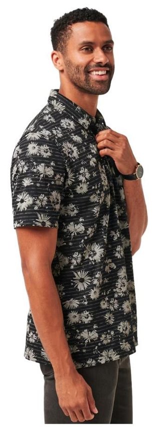 Travis Mathew Shaved Grove polo uomo, nero