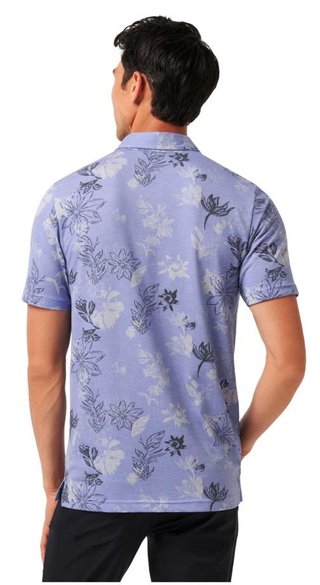 Travis Mathew Featherweight Cruise polo da uomo, heather violet storm